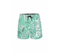 O'NEILL Herren Cali Floral 16" Swim Shorts Badehose, 36031 Green Tonal Flower, S/M