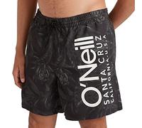 O'NEILL Herren Cali Floral 16" Swim Shorts Badehose, 39032 Black Tonal Flower, L/XL