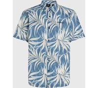 O'NEILL Herren Hemd PRINT SHIRT (2650047) L Blue Dipped Leaves