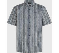 O´neill Print Kurzarmhemd M Blue Pressed Lines