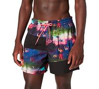 O'Neill Herren PM Re-Issue Badehose, Pink All Over Print mit Schwarz, S