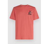 O'Neill Hybrid Logo T-Shirt red orcher Herren Gr. S