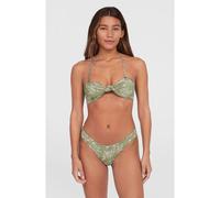 O'Neill Knot Bandeau Matira Bikini SET green textured jungle (36077) 44