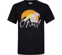 O'Neill LUANO GRAPHIC T-SHIRT Damenshirt, schwarz, größe M