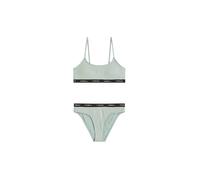 Bandeau-Bikini O'NEILL "O'NEILL SPORT BIKINI SET", Mädchen, Gr. 128 (122), N-Gr, marble arch, Obermaterial: 82% Polyamid, 18% Elasthan. Futter: 92% Polyester, 8% Elasthan, Bikini-Sets, Bralette-Oberte