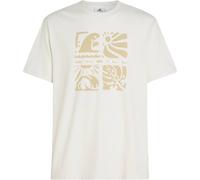 O´neill Melange Front Print Short Sleeve T-shirt Weiß M Mann