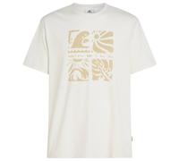 O'Neill - Melange Front Print T-Shirt - T-Shirt, Gr. L, weiß (SnowWhite)