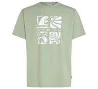 O'NEILL Herren Shirt MELANGE FRONT PRINT T-SHIRT (2850361) XL Marble Arch