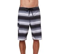 O'NEILL Mens Boardshorts Black/Santa Cruz Stretch Stripe 21 INCH