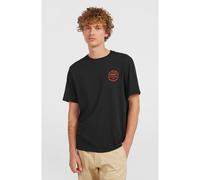 T-Shirt O'NEILL "O'NEILL CHEST PRINT T-SHIRT", Herren, Gr. S, schwarz (schwarz out), Obermaterial: 100% Baumwolle, sportlich, Shirts (67672066-S) schwarz out
