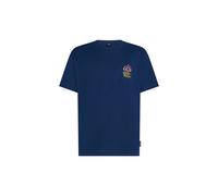 English Evening O´neill Chest Print Short Sleeve T-shirt Blau L Mann