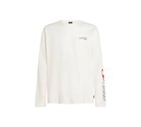 O'Neill Essentials 90'S Logo Longsleeve snow white Herren Gr. S