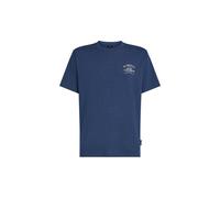 English Evening O´neill Melange Chest Print Short Sleeve T-shirt Blau L Mann