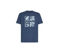 O'Neill - Melange Front Print T-Shirt - T-Shirt, Gr. M, blau (EnglishEvening)