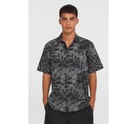 O´neill Print Kurzarmhemd L Black Dipped Leaves