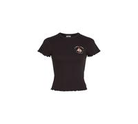 Black Out O´neill Rib Short Sleeve T-shirt Schwarz M Frau