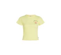 Rainforest Dew O´neill Rib Short Sleeve T-shirt Gelb S Frau