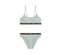 Bandeau-Bikini O'NEILL "O'NEILL SPORT BIKINI SET", Mädchen, Gr. 128 (122), N-Gr, marble arch, Obermaterial: 82% Polyamid, 18% Elasthan. Futter: 92% Polyester, 8% Elasthan, Bikini-Sets, Bralette-Oberte