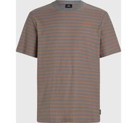 O´neill Yarn Stripe Kurzarm-t-shirt S Grey Cali Stripe