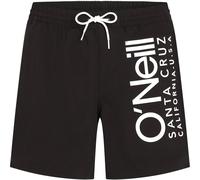 Badeshorts O'NEILL "ORIGINAL CALI 16'' SWIMSHORTS", Herren, Gr. XXL (56), N-Gr, schwarz out, Obermaterial: 100% Polyester, Badehosen Badeshorts, mit seitlichen Eingrifftaschen und Gesäßtasche, mit Sti