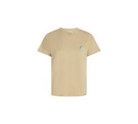Cocoa Sand O´neill O´riginals Badge Short Sleeve T-shirt Beige M Frau
