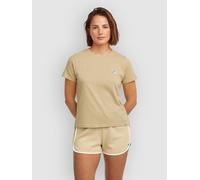 Cocoa Sand O´neill O´riginals Badge Short Sleeve T-shirt Beige S Frau