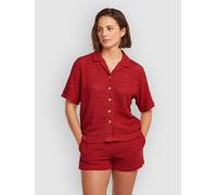 O'Neill - Women's O'Riginals Crochet Shirt - Bluse, Gr. S, rot (MidnightPoppy)