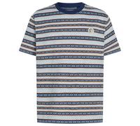 O´neill O´riginals Jacquard Stripe Short Sleeve T-shirt Blau L Mann