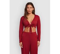 Midnight Poppy O´neill O´riginals Knotted Long Sleeve T-shirt Rot S Frau