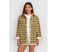 O'Neill O'Riginals Superfleece Hemd green retro flower Damen Gr. M