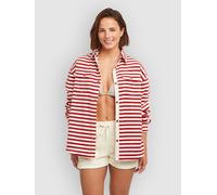 O'Neill O'Riginals Superfleece Hemd white / red o / riginals stri Damen Gr. XL