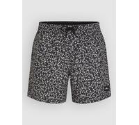 Black Dot Flower O´neill Print 16´´ Swimming Shorts Schwarz M Mann