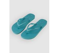 Zehentrenner O'NEILL "PROFILE GLITTER SANDALS", Damen, Gr. 36, botanical heat, Synthetik, Schuhe Zehentrenner, sportlicher Stil, leicht profilierte Gummisohle, ohne Verschluss (66851632-36)