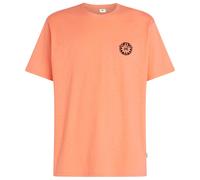 O'Neill - Slub Back Print T-Shirt - T-Shirt, Gr. S, rot (FunkyPeach)