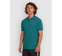 O´neill Slub Short Sleeve Polo Grün,Blau XL Mann