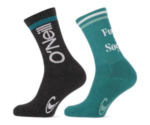 O'Neill SPORTS LOGO 2PACK Unisex Sportsocken, türkis, größe 35-38 35/38