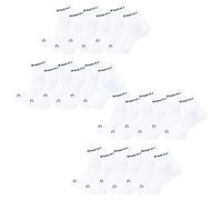 O'Neill Unisex Quarter Socken 12er Pack kurze Sportsocken Freizeitsocken Knöchelhoch Einfarbig Baumwolle Logo Männer Frauen Schwarz Weiß 35-38 39-42 43-46, Größe:43/46, Farbe:White (1010P)