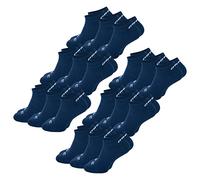 O'Neill Unisex Sneaker Socken 18er Pack Sportsocken Freizeitsocken Sneakersocken Baumwolle Invisible Sport Herren Damen 35-38 39-42 43-46, Größe:43/46, Farbe:Marine (4949P)