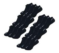 O'Neill Unisex Sneaker Socken 18er Pack Sportsocken Freizeitsocken Sneakersocken Baumwolle Invisible Sport Herren Damen 35-38 39-42 43-46, Größe:43/46, Farbe:Black (6969P)
