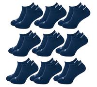 O'Neill Unisex Sneaker Socken 9er Pack Sportsocken Freizeitsocken Sneakersocken Baumwolle Invisible Sport Herren Damen 35-38 39-42 43-46, Größe:35/38, Farbe:Marine (4949P)