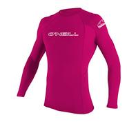 Oneill Wetsuits Kinder-Bademode mit UV-Schutz Youth Basic Skins L/S Crew Shirt, Watermelon, 12