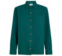 O'Neill - Women's Brenda Structured Shirt - Bluse, Gr. L, blau (BotanicalHeat)