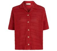 O´neill O´riginals Crochet Short Sleeve Shirt Rot S Frau