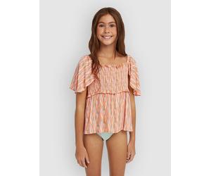 O'Neill Woven Kids T-Shirt funky peach swirly Mädchen Gr. 140