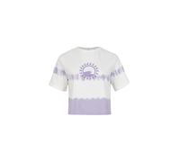 O´neill Wow Cropped Kurzarm-t-shirt S Purple Tie Dye