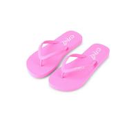 Zehentrenner O'NEILL "PROFILE LOGO SANDALS", Mädchen, Gr. 33, electric fuschia, Synthetik, Schuhe Zehentrenner, ohne Verschluss, mit Gummi-Laufsohle, sportlicher Stil (56401253-33) electric fuschia