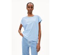 ARMEDANGELS ONELIAA LOVELY STRIPES - Frauen Loose Fit T-Shirt - mehrfarbig XS oatmilk-silky blue