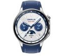 OnePlus Watch 2 [inkl. Kautschuk-Armband emerald blau] 46mm Edelstahlgehäuse silber | Zustand: Neu | differenzbesteuert