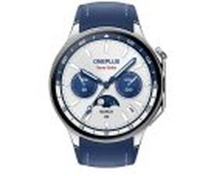 OnePlus Watch 2 [inkl. Kautschuk-Armband emerald blau] 46mm Edelstahlgehäuse silber | Zustand: Neu | differenzbesteuert