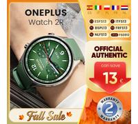 OnePlus Watch 2R Smartwatch 1,43'' AMOLED-Bildschirm Snapdragon W5 Gen 1+ BES2700 WiFi-Wear-Betriebssystem mit 100 Stunden Akkulaufzeit von Google GPS 2024 Green
